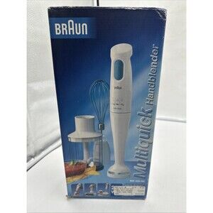 Braun Multiquick  200 watt HandBlender & Chopper Model MR 430 HC Accessories-NEW